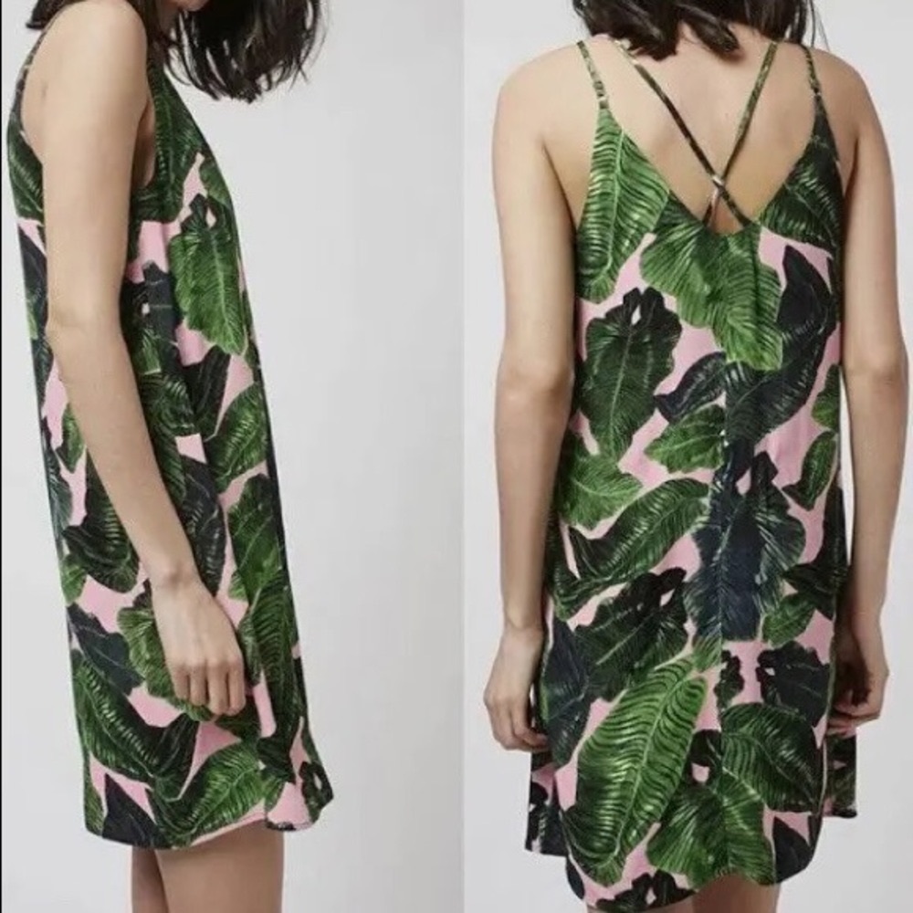FXJCWOMAN tropical mini dress